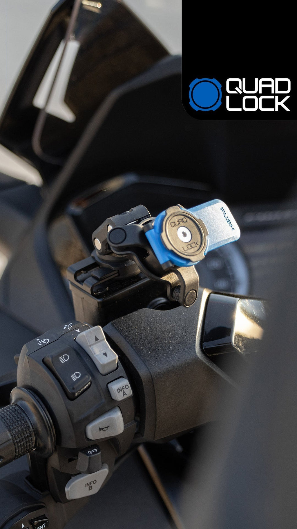 Scooter/Motorcycle - Brake Reservoir Mount